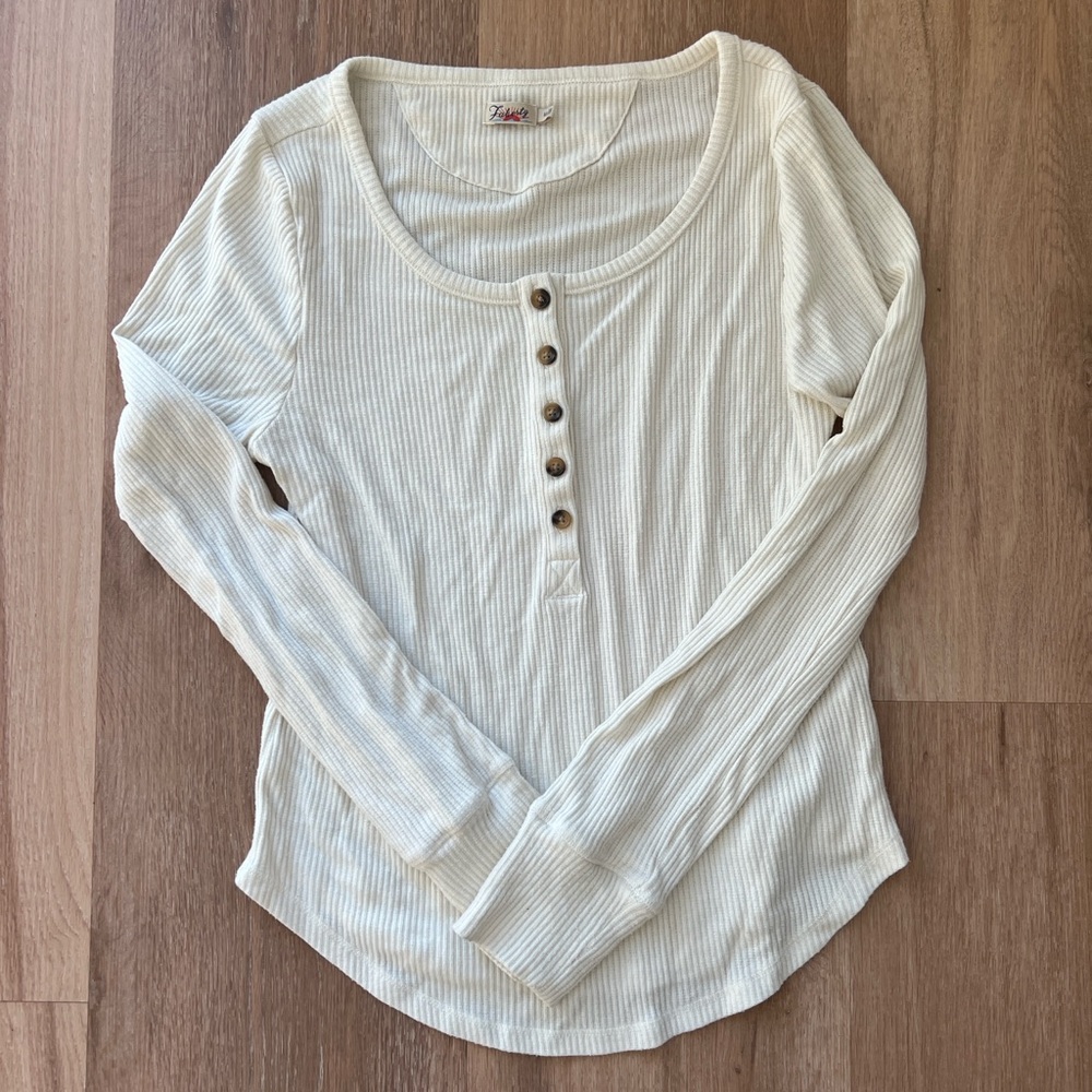 FAHERTY Henley Long sleeve tee